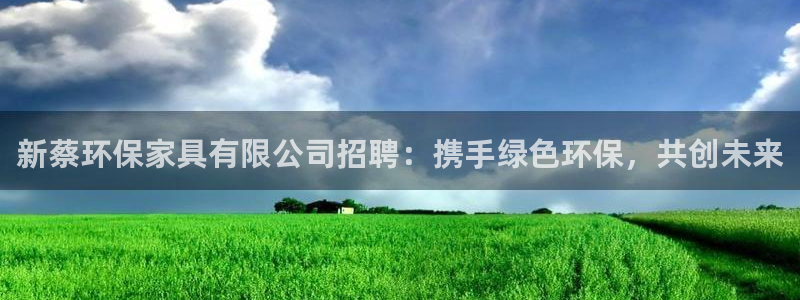 杏耀平台登录首页：新蔡环保家具有限公司招聘：携手绿色环保，共